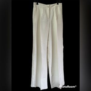 Pantalon Pinko Taille 8 - Imprimé Géométrique Bleu - Neuf Avec étiquettes - Coupe Tapered